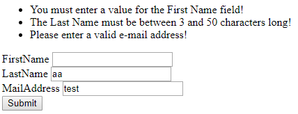 Validation Summary
