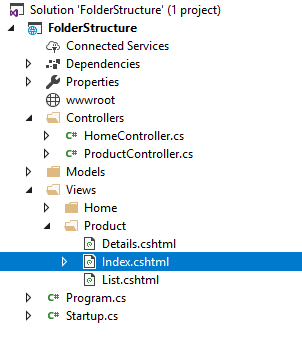 Folder structure