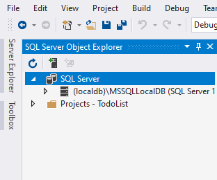 SQL Server Object Explorer